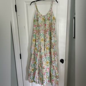 Roberta Roller Rabbit Long Tiered Dress Size L